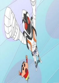 Kamen Rider Fourze x Crayon Shin-chan Japanese english subbed
